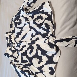 Rachel Zoe crop dress shirt.